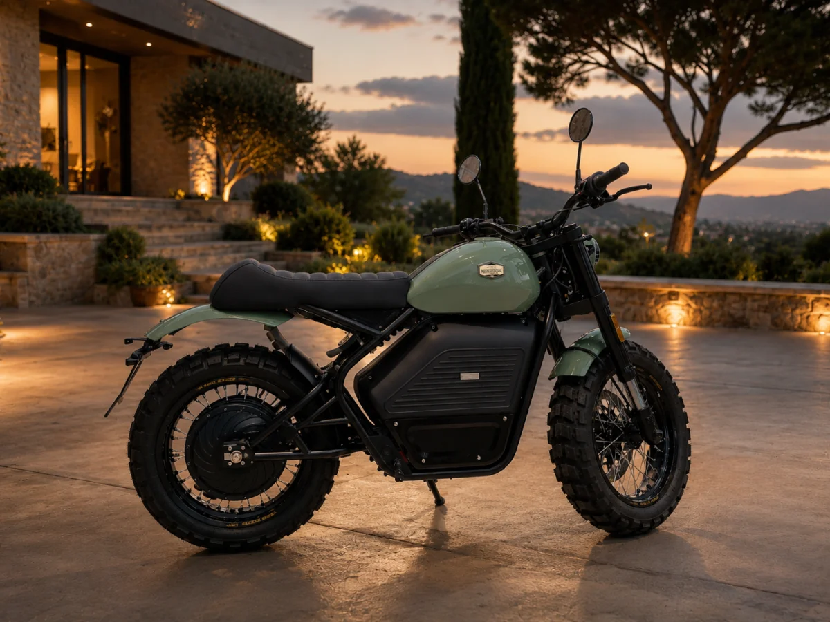 Electric scrambler, an exceptional custom-made product